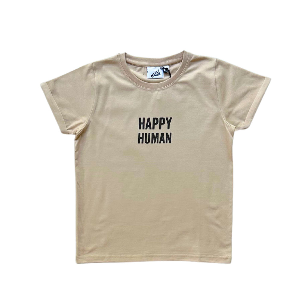 T-SHIRT HAPPY HUMAN / RICE
