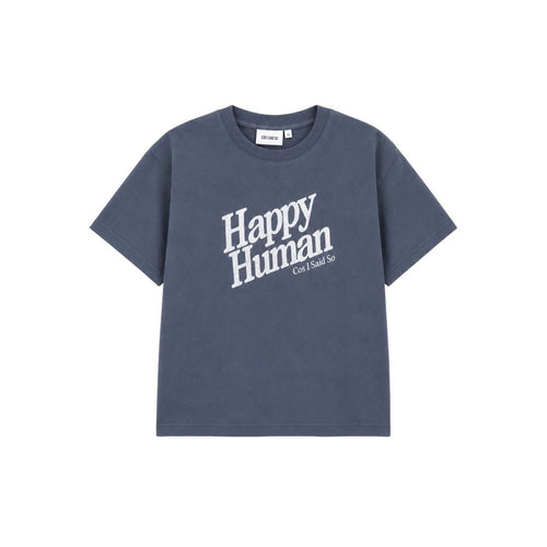 T-SHIRT HAPPY HUMAN / turbulence