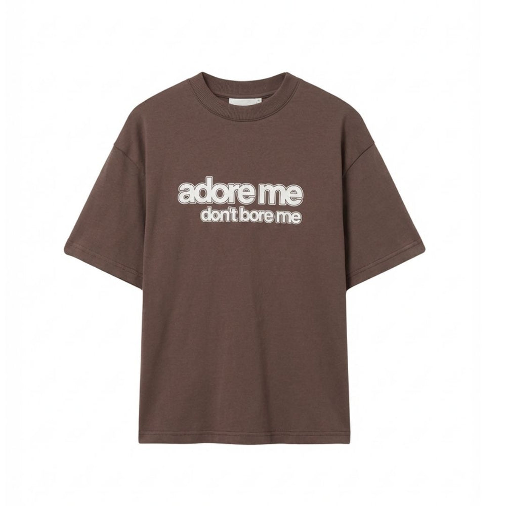 T-SHIRT ADORE ME / peppercorn