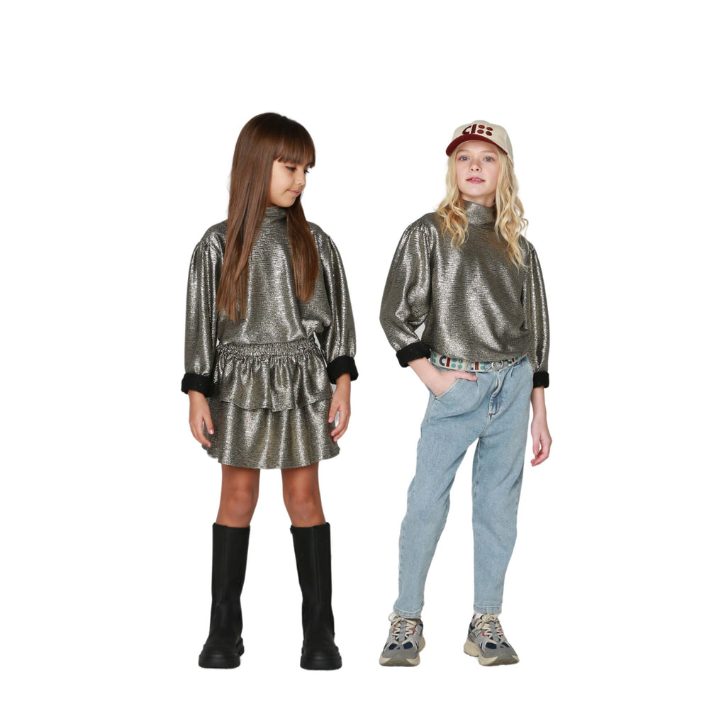 VOLANT SKIRT / METALLIC