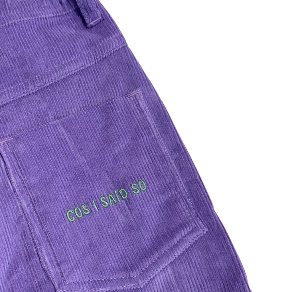 CORDUROY SKIRT / purple