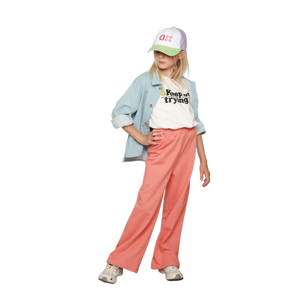 WIDE JOG PANT / CRABAPPLE