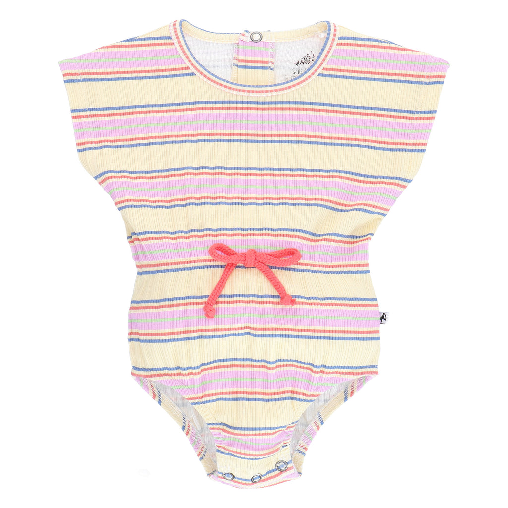 ROMPER Striped Rib