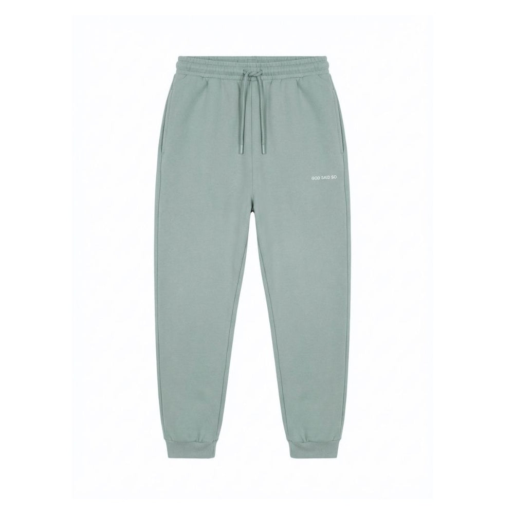 JOG PANT / silver blue