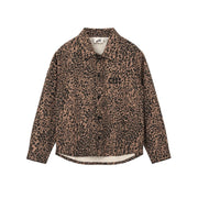 LEOPARD OVERSHIRT / brown