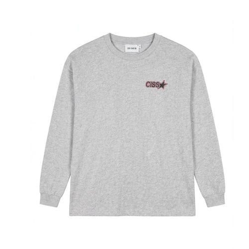 LONG SLEEVE T-SHIRT CISS * / grey melange