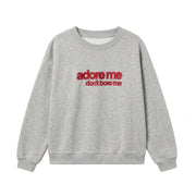 SWEATER ADORE ME / grey melange