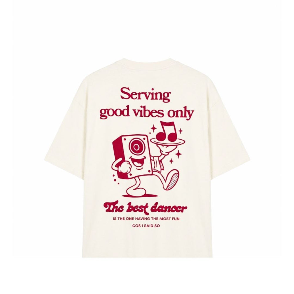 T-SHIRT GOOD VIBES ONLY / offwhite