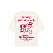 T-SHIRT GOOD VIBES ONLY / offwhite