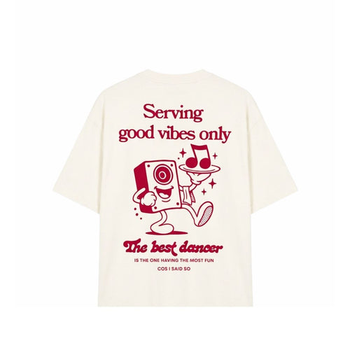 T-SHIRT GOOD VIBES ONLY / offwhite