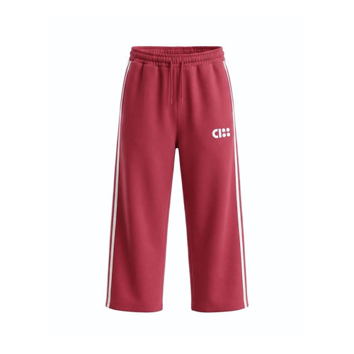 STRAIGHT JOG PANT / red