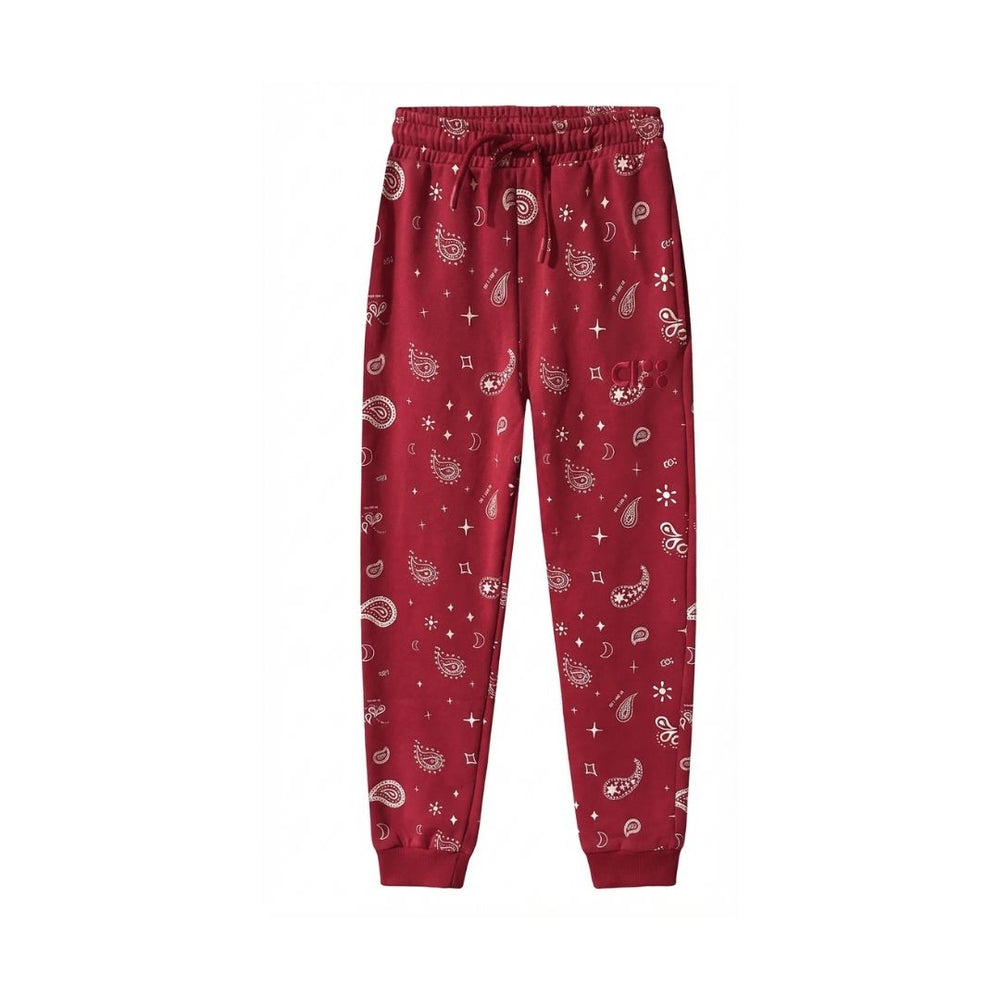JOG PANT PAISLEY / red