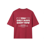 T-SHIRT RIGHT NOW / red