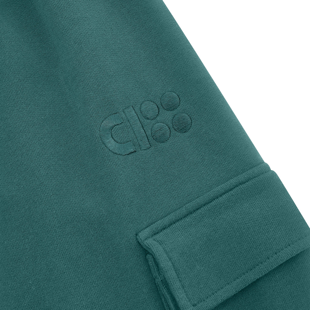 WIDE CARGO JOG PANT moss