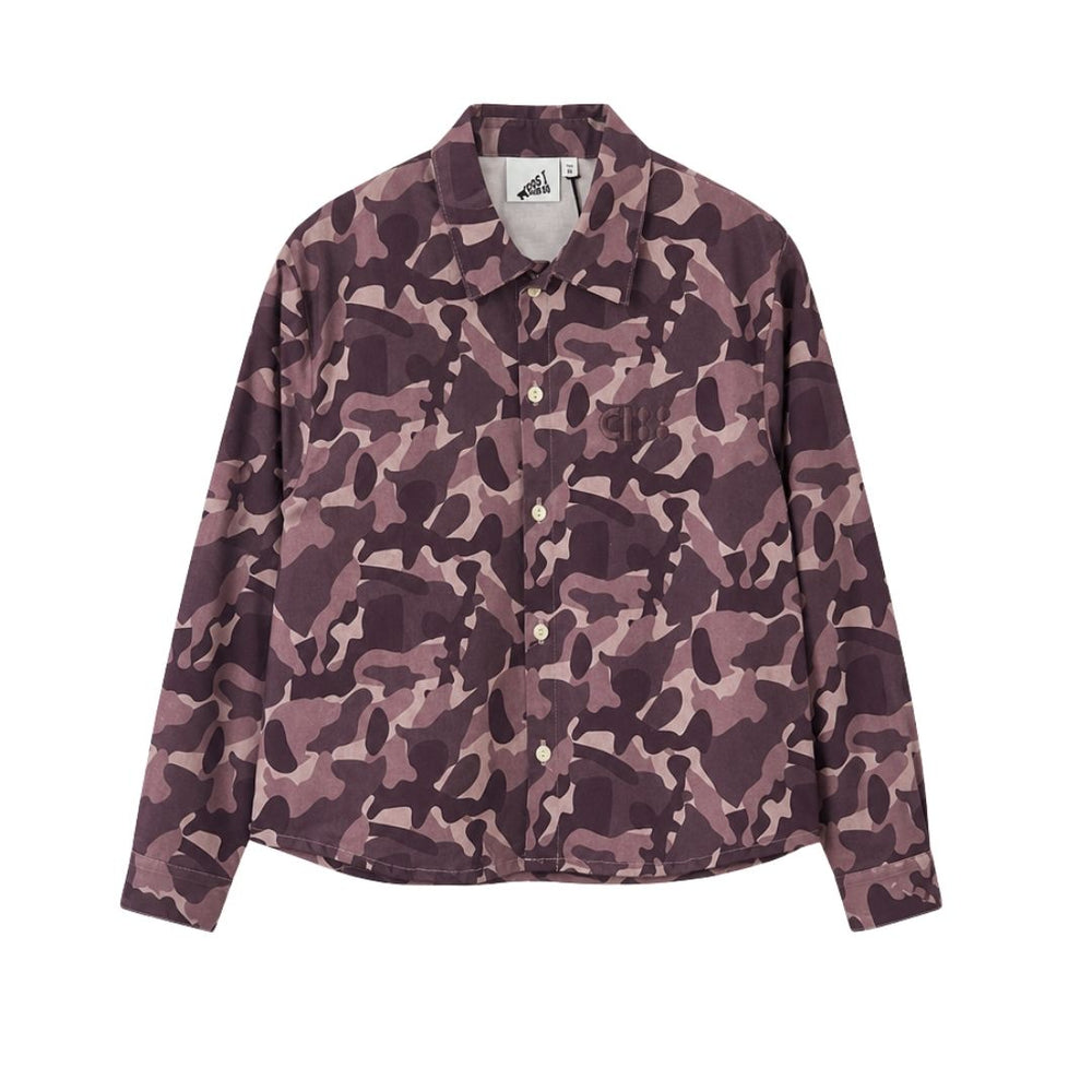 CAMO OVERSHIRT / brown
