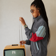 JOG JACKET / colour block