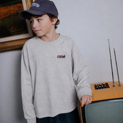 LONG SLEEVE T-SHIRT CISS * / grey melange