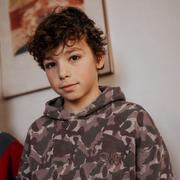 HOODIE CAMO / peppercorn
