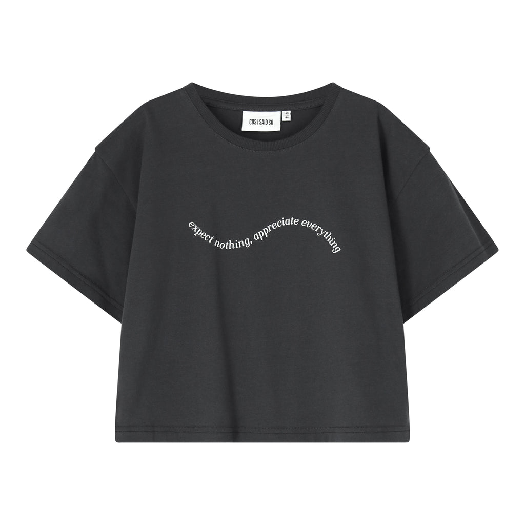 CROP T-SHIRT expect nothing