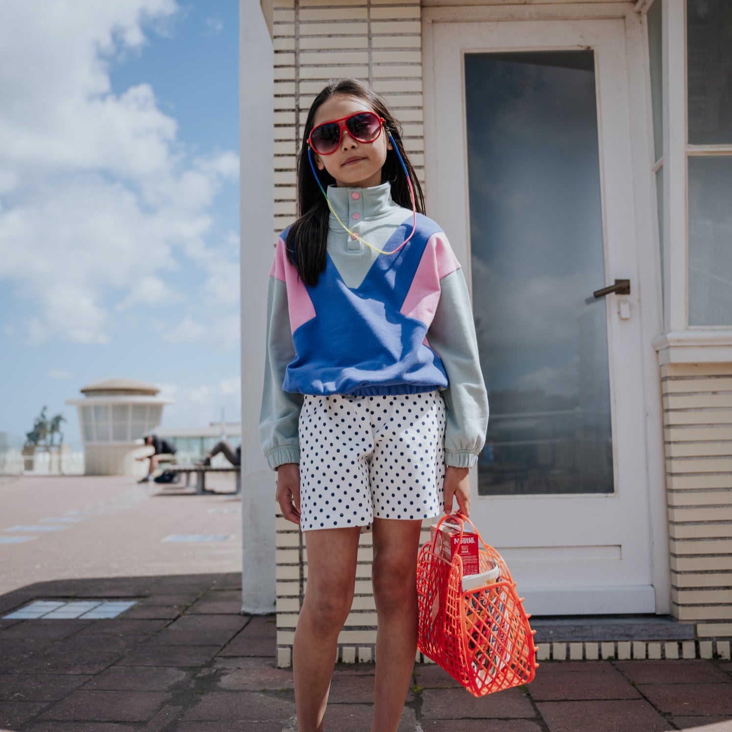 [eessay] POLKA DOT SHORTS /追跡付 eessay] POLKA DOT SHORTS /追跡付 Women's Summer Elastic High