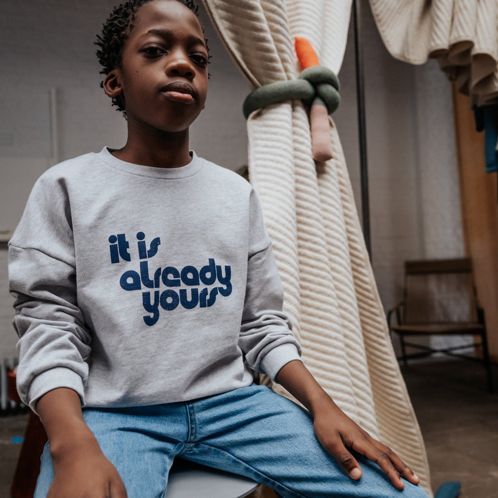 SWEATER It is already yours - grey melange