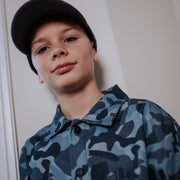 CAMO OVERSHIRT / blue