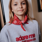 SWEATER ADORE ME / grey melange