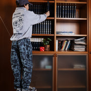 CAMO TROUSER / blue