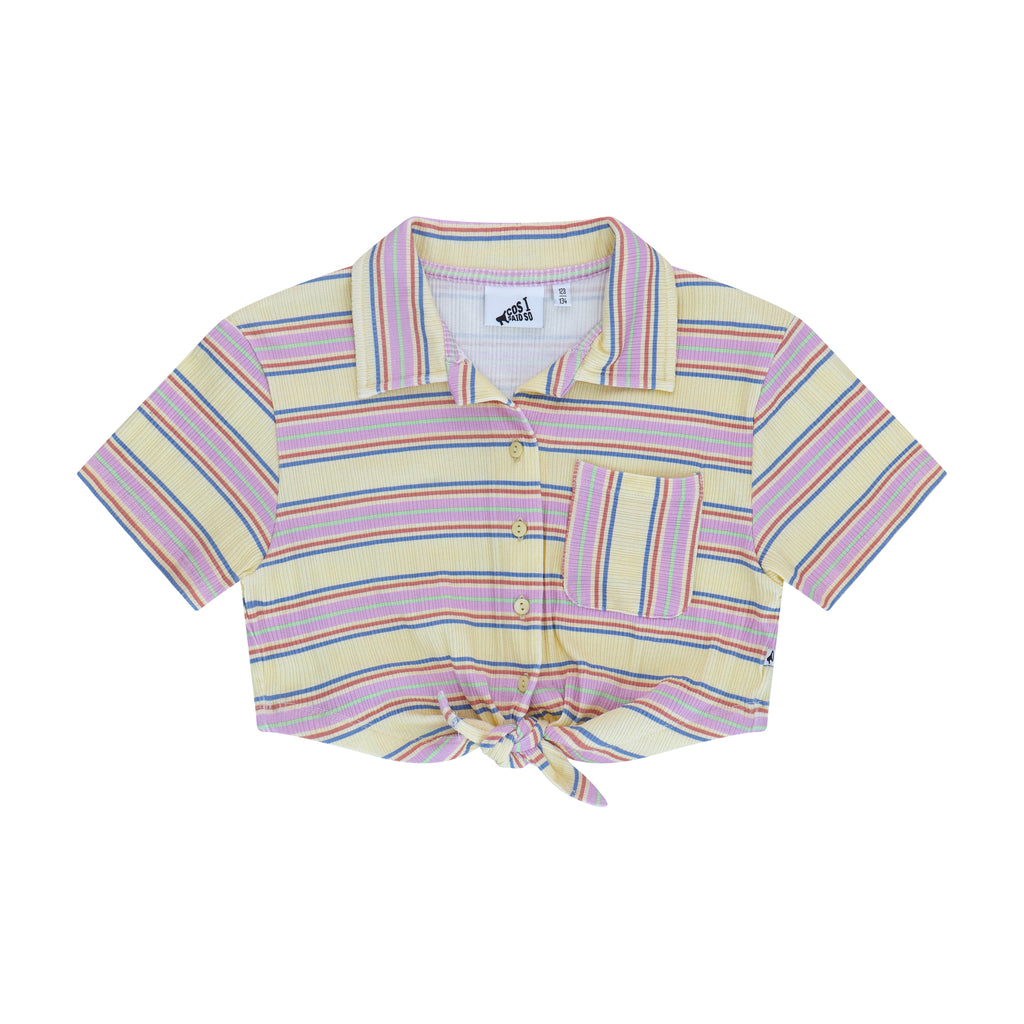 KNOT SHIRT Striped Rib