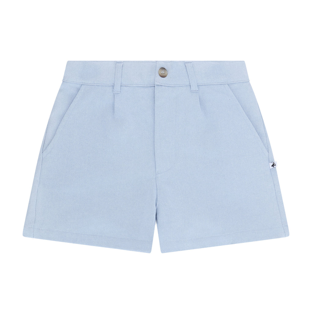 TWILL SHORT Pleated /Denim