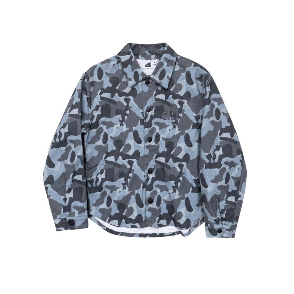 CAMO OVERSHIRT / blue