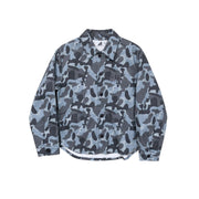 CAMO OVERSHIRT / blue