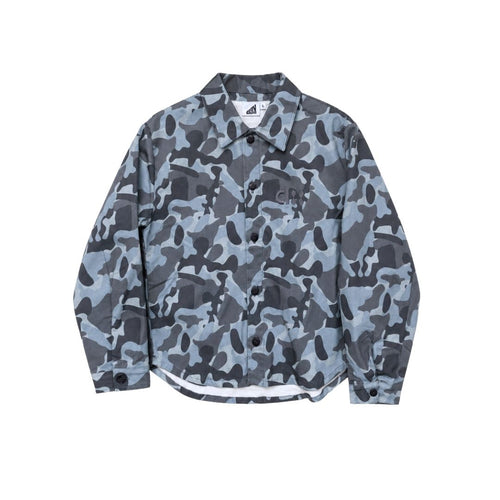 CAMO OVERSHIRT / blue