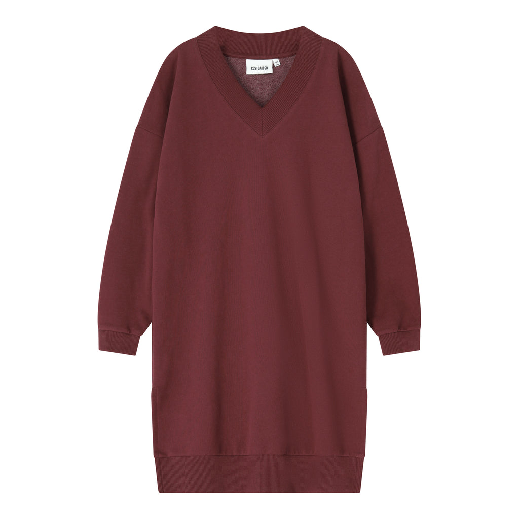 V-NECK DRESS