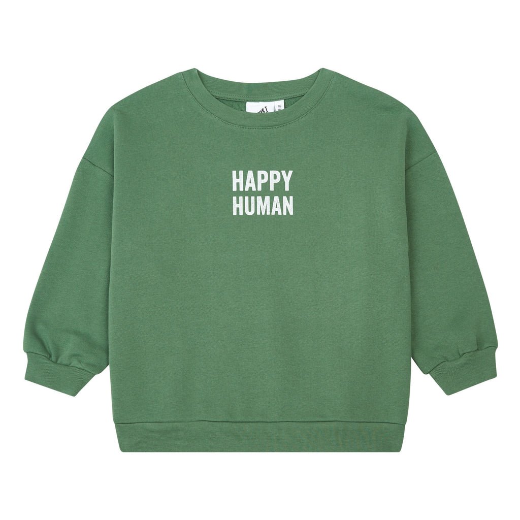 SWEATER HAPPY HUMAN / MYRTLE