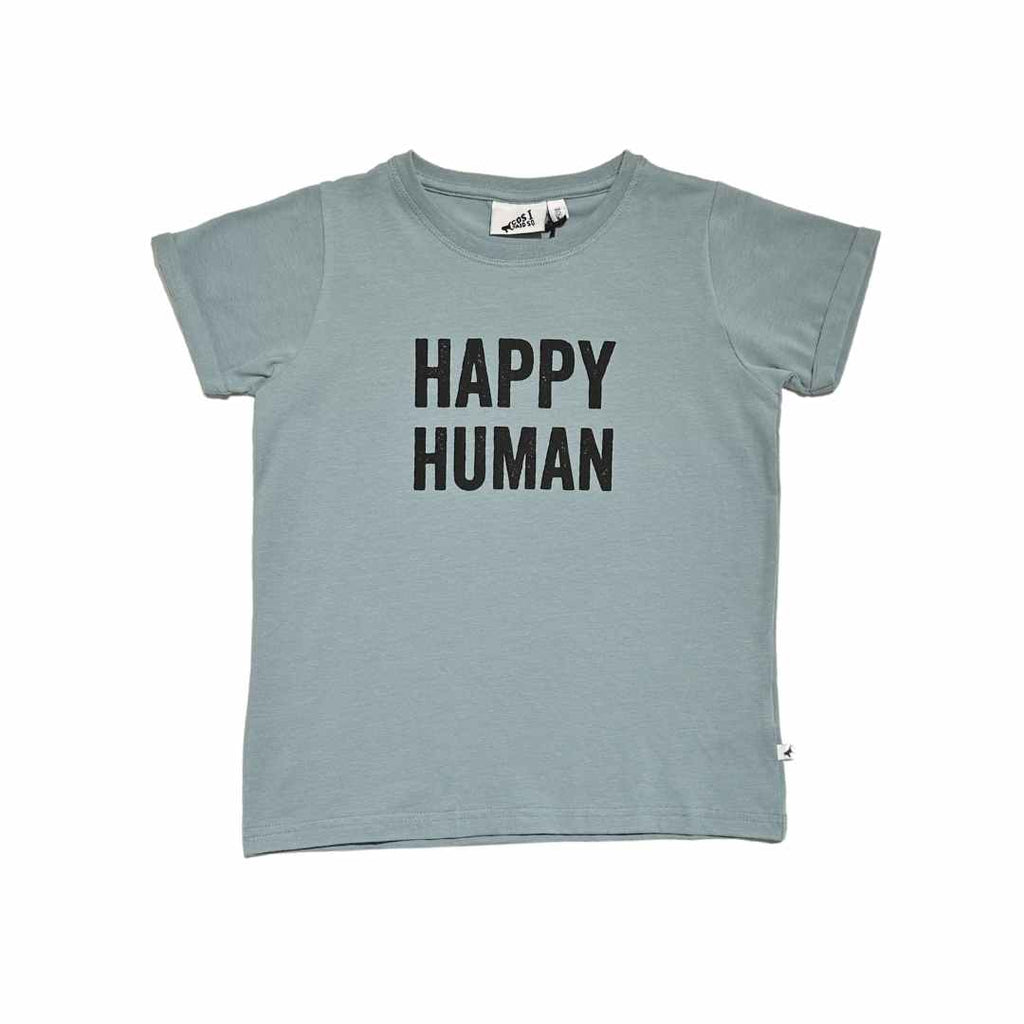 HAPPY HUMAN T-SHIRT / STONE