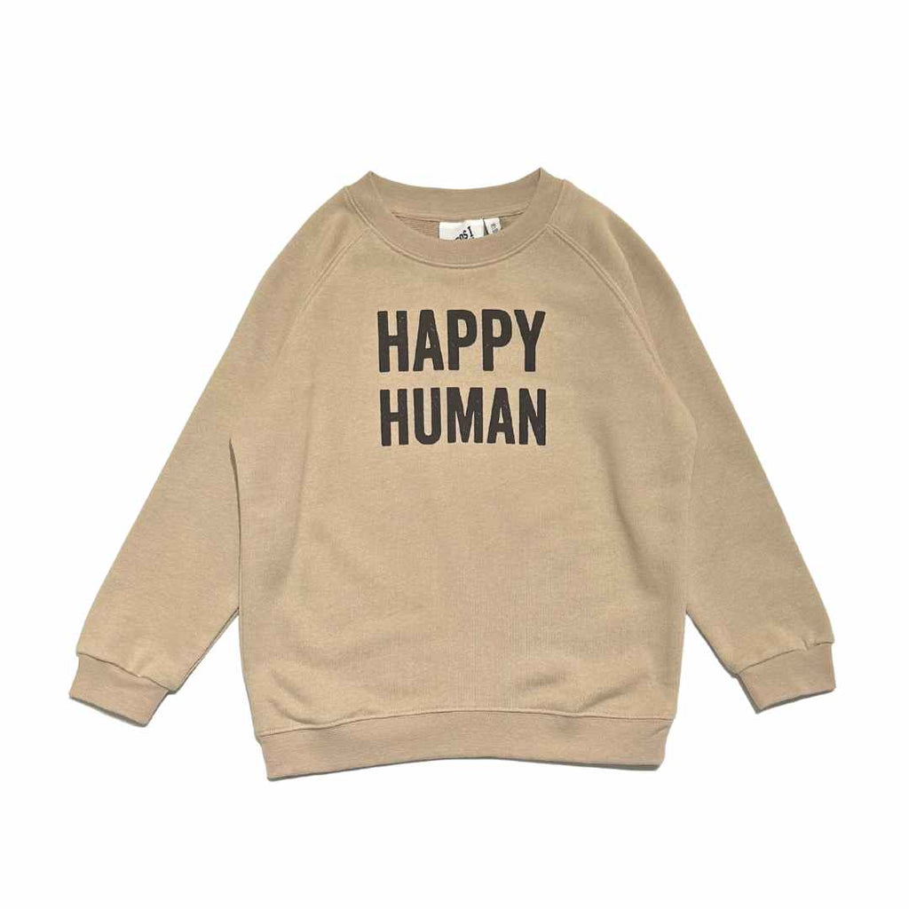 HAPPY HUMAN SWEATER / HUMMUS