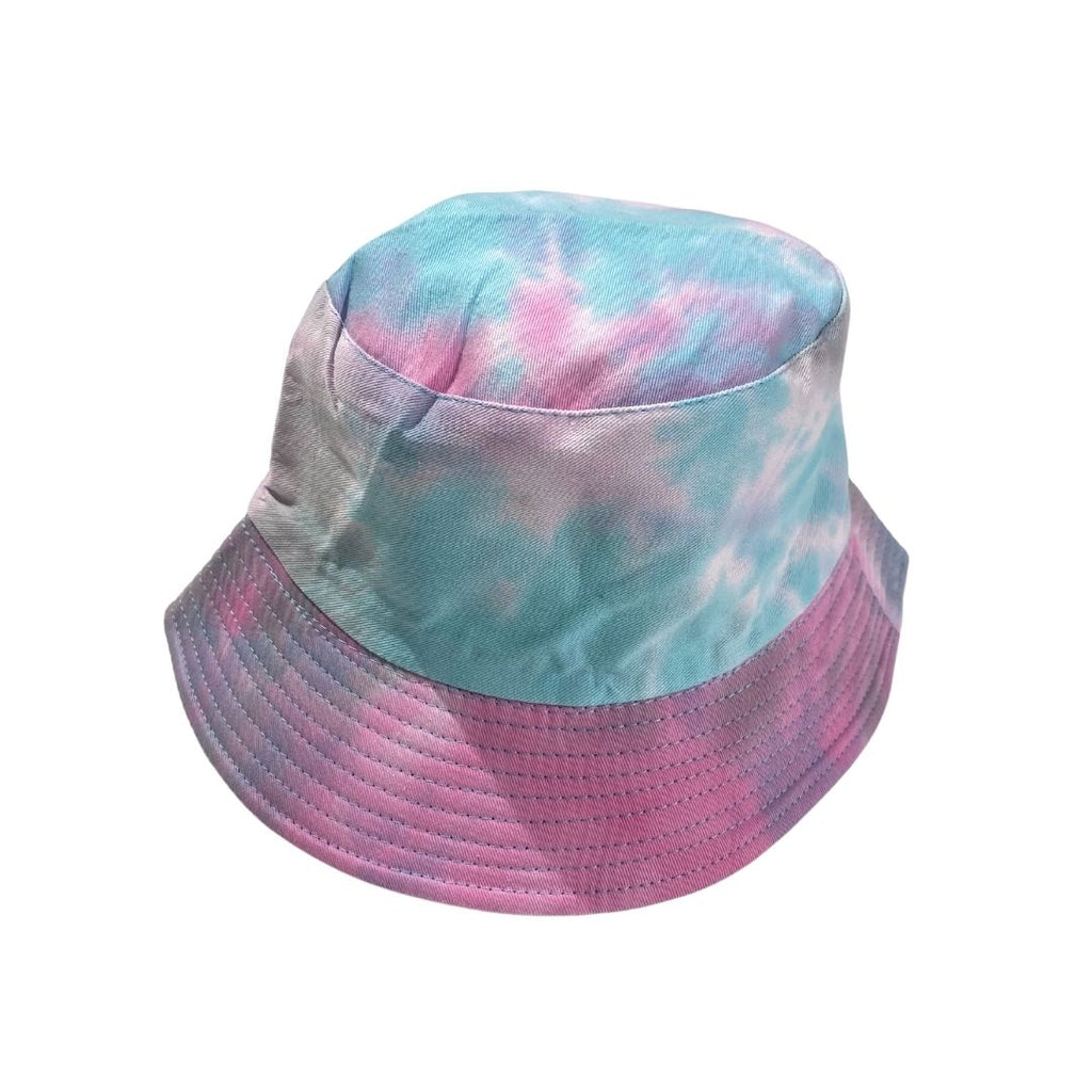 TEEN BUCKET HAT TIE DYE PINK/BLUE