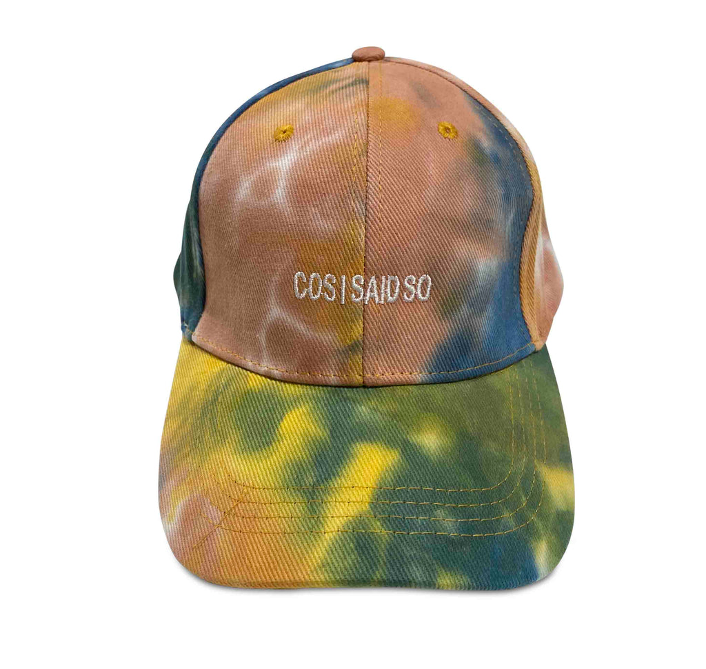 TEEN TIE DYE CAP - gasoline