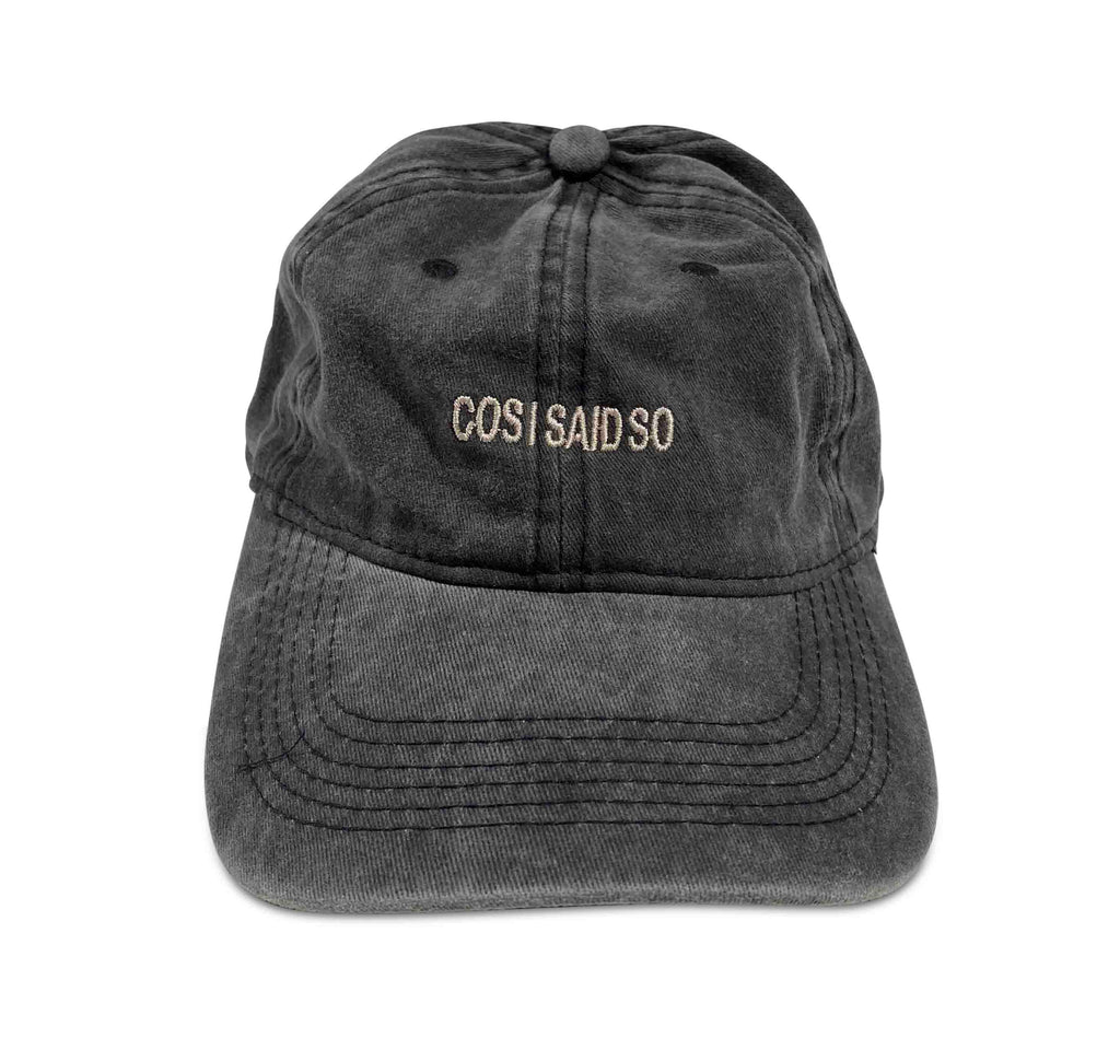 TEEN CAP WASHED CHARCOAL