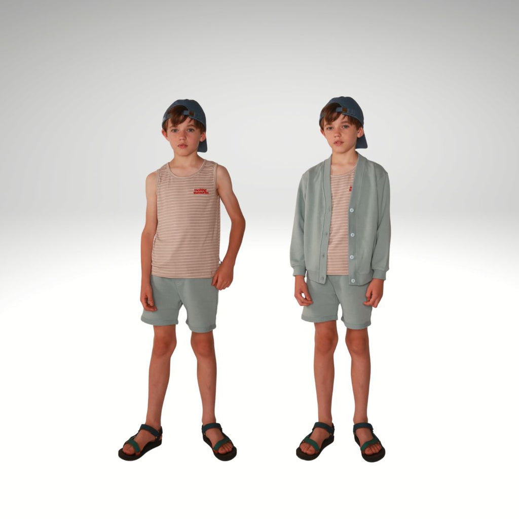 RIB TANK TOP / BEIGE