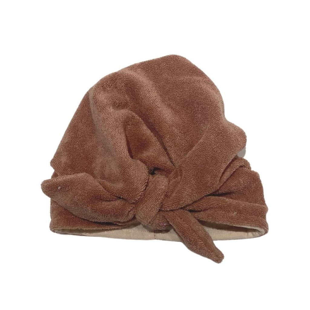 TOWEL TERRY BABY TURBAN HAT